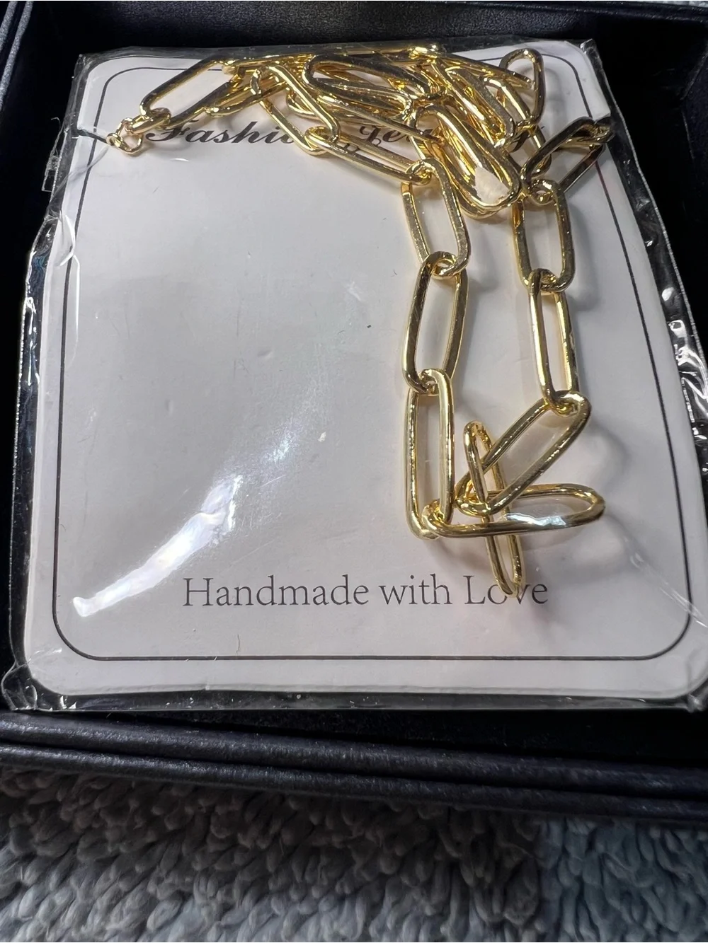 New Fashion Jewelry Gold Chain Link Necklace